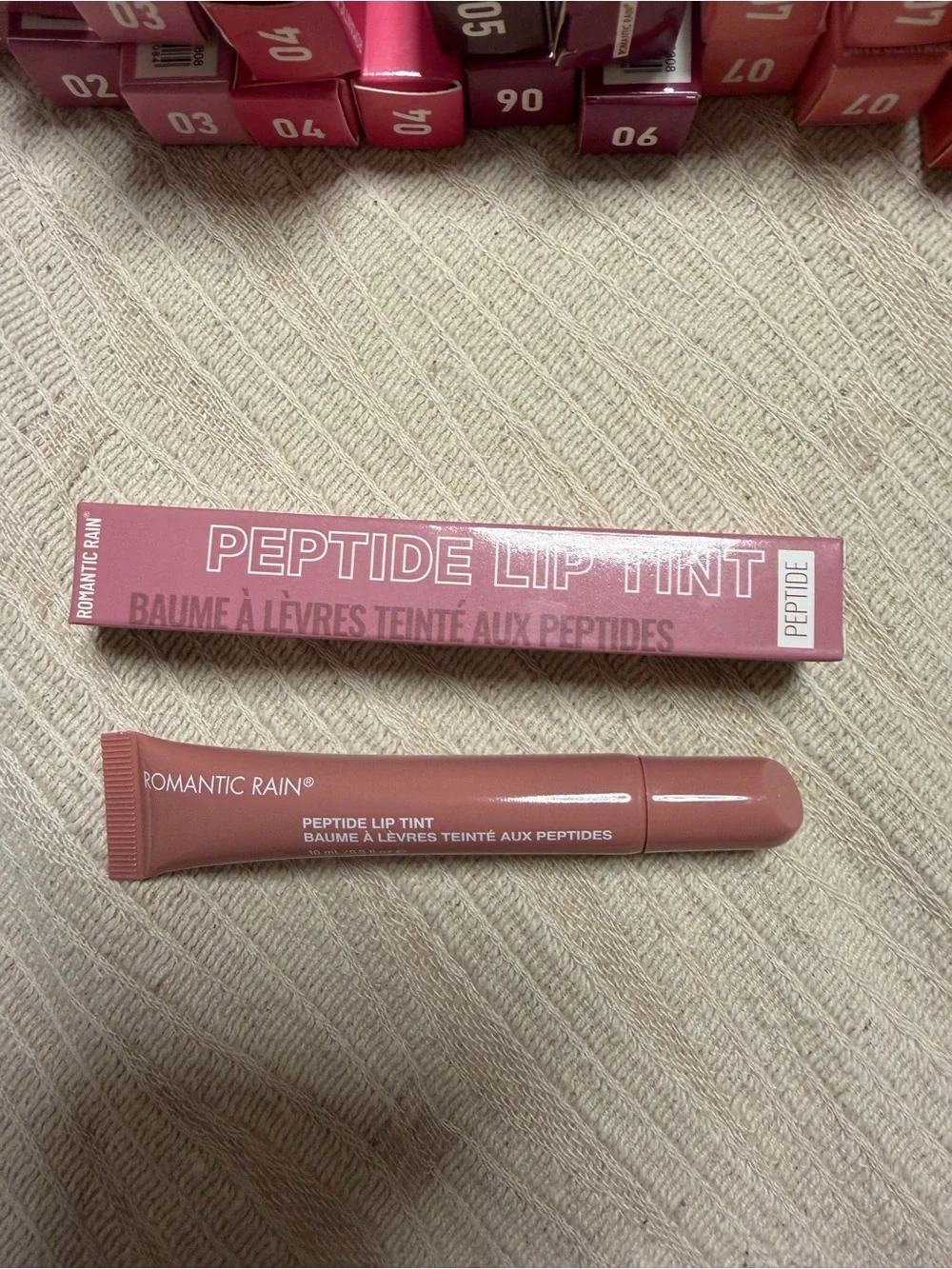 Peptide Lip Tint — Shade 01 Pink Mauve by Romantic Rain NIB